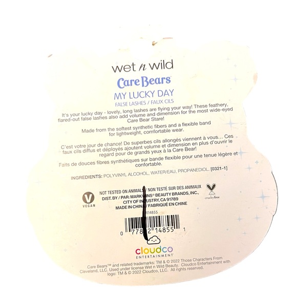 Wet n Wild LIMITED EDITION Care Bears “MY LUCKY DAY” eyelashes NWT - Picture 2 of 2
